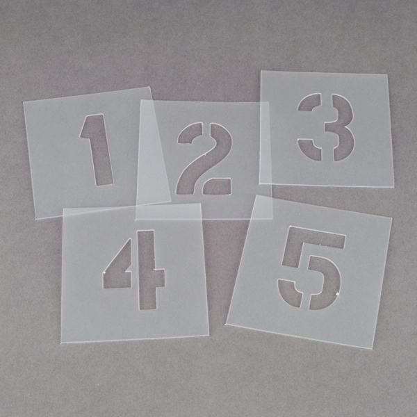 2" Stencil Kit 0-9