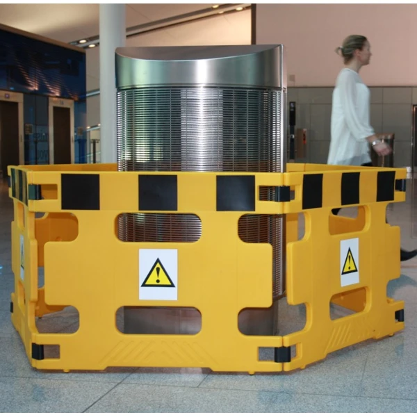 AddGards Handigard Safety Barriers - Black & Yellow - Set of 3