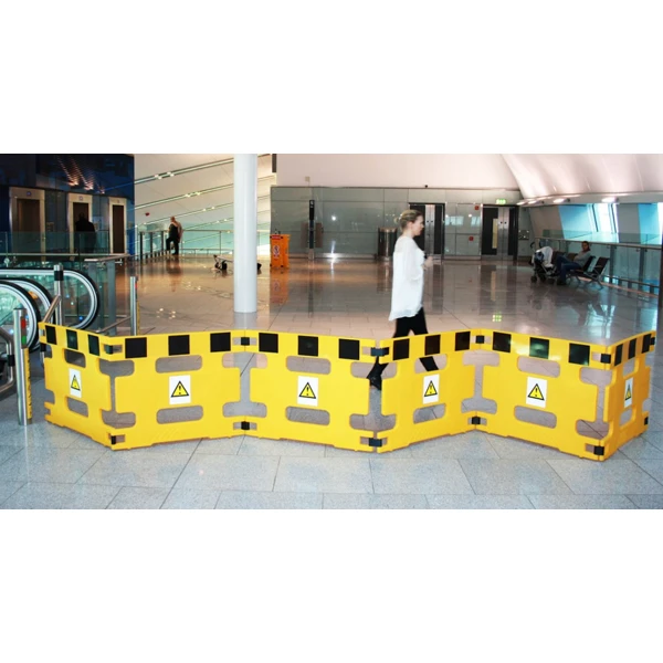 AddGards Handigard Safety Barriers - Black & Yellow - Set of 3