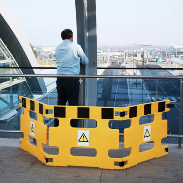 AddGards Handigard Safety Barriers - Black & Yellow - Set of 3