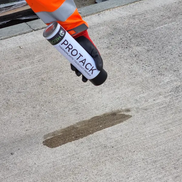 Meon ProTack Thermoplastic Tackcoat Aerosol Primer Application