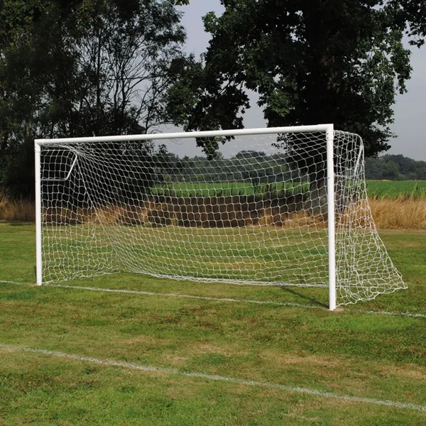 MH Goals 9v9 Football Goals - 16x7ft Heavy Duty Socketed Steel