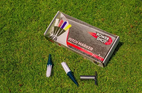 Powershot Pitchmarker Grass Marking Tufts with box and Installation Tool