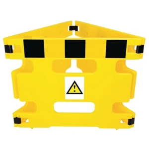 AddGards Handigard Safety Barriers - Black & Yellow - Set of 3