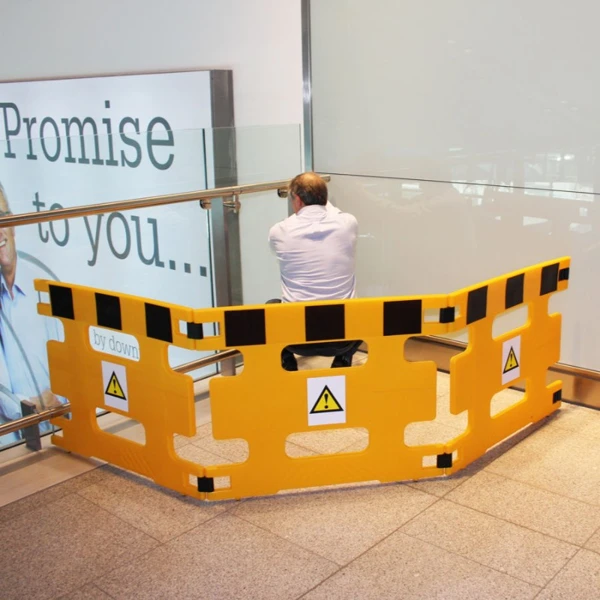 AddGards Handigard Safety Barriers - Black & Yellow - Set of 3