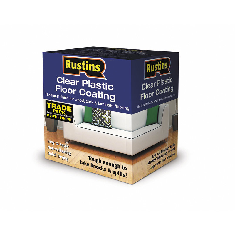 Rustins Plastic Floor Coating Trade Pack