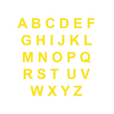 FlexiStripe Floor Marking Letters