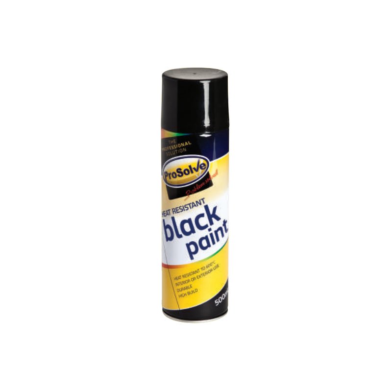 ProSolve Heat Resistant Black Spray Paint